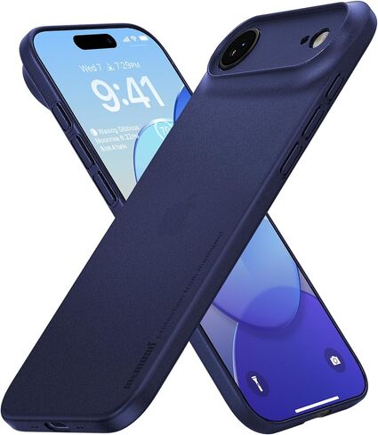 memumi for iPhone 17 Air Ultra Thin Case 0.3mm Lightweight [No-Case Feeling] Matte Hard Cover with Camera Protection for iPhone Air 2025 Slim Cover in Minimalist, Semi-Transparent Frosted White in Kuwait