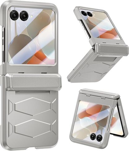 Armor case for Motorola Razr 2026: Full-Body Military Grade Protective Phone Case [Anti-Slip] Heavy Duty Cover with Screen Protector Wireless Charging for Moto razr 2026/2025/2024 Black in Kuwait