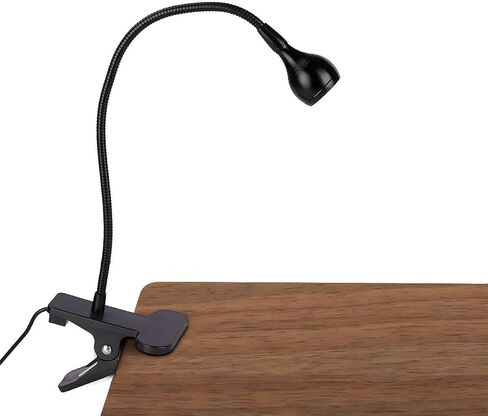 Black-Warm White USB Flexible Reading LED Light Clip-on Beside Bed Table Desk Lamp Book Lamp in Kuwait