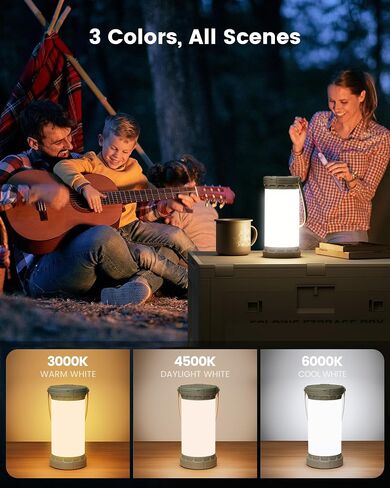 Glocusent LED Ultra Bright Camping Lantern, Reading Light,Blue Neck Light in Kuwait