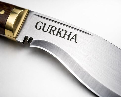 Gurkha Kukri Knife – Hand-Forged in Nepal – WW II 11" Carbon Steel Blade | Full Tang Khukuri – Heavy Duty Chopping, Survival & Bushcraft with 2 Utilities Knives & Leather Sheath in Saudi Arabia