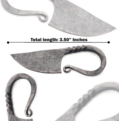 Celtic Hand-Forged Knife – Carbon Steel Blade with Leather Sheath – Vintage Fixed Blade for Camping, Survival, Hiking – Unique Gift for Men, Collectors & Outdoor Use in Kuwait