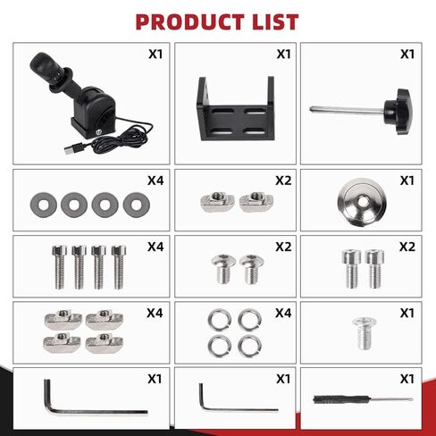 CasaNexa Aluminum Pp Usb Handbrake with Mounting Clip in Kuwait