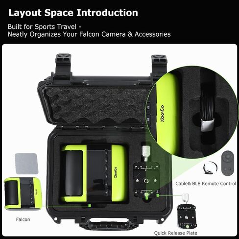 Carrying Case for Xbotgo Falcon - Hard Shell Protective Waterproof Case for Xbotgo Falcon Camera Accessories [CASE ONLY] in Saudi Arabia