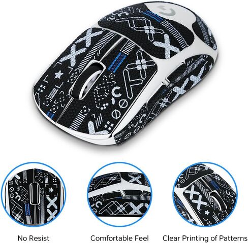 Grip Tape for Logitech G Pro X Superlight 2, 2 Sets Ultra Thin in Kuwait