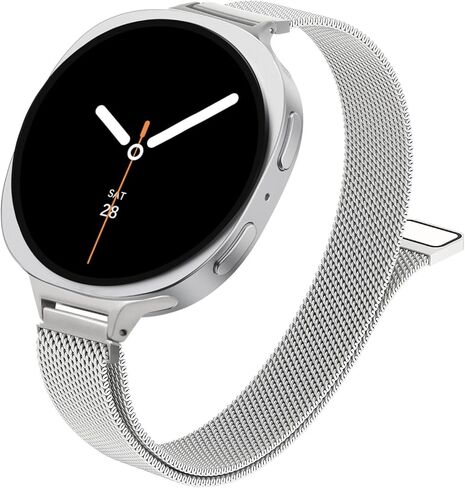 Slim Milanese Metal Bands for Samsung Galaxy Watch 8/9 Band 40mm 44mm/8 Classic 46 mm Women,Stainless Steel Mesh Loop Magnetic Strap for Samsung Galaxy Watch 8 Classic Band 46mm/8 9 44 mm 40 mm Correa in Kuwait