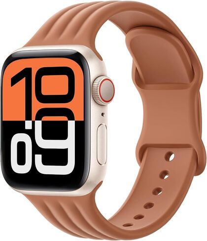 Sport Silicone Watch Band Compatible with Apple Watch Bands for Women Men in Kuwait