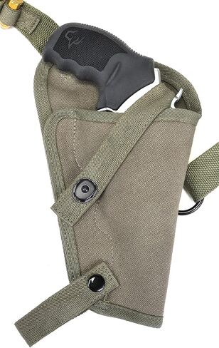 Canvas Shoulder Holster with Shell Loops fits Taurus Judge 3" Barrel 2.5 Cylinder Public Defender 2" Barrel 2.5 Cylinder in Kuwait