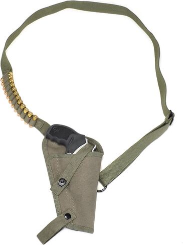 Canvas Shoulder Holster with Shell Loops fits Taurus Judge 3" Barrel 2.5 Cylinder Public Defender 2" Barrel 2.5 Cylinder in Kuwait