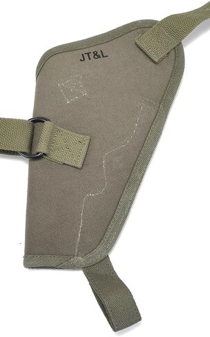 Canvas Shoulder Holster with Shell Loops fits Taurus Judge 3" Barrel 2.5 Cylinder Public Defender 2" Barrel 2.5 Cylinder in Kuwait