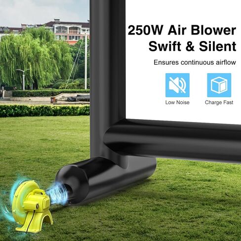 Inflatable Projector Screen Outdoor 16ft, Movie Screen with Air Blower in Kuwait