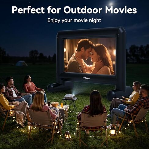 Inflatable Projector Screen Outdoor 16ft, Movie Screen with Air Blower in Kuwait