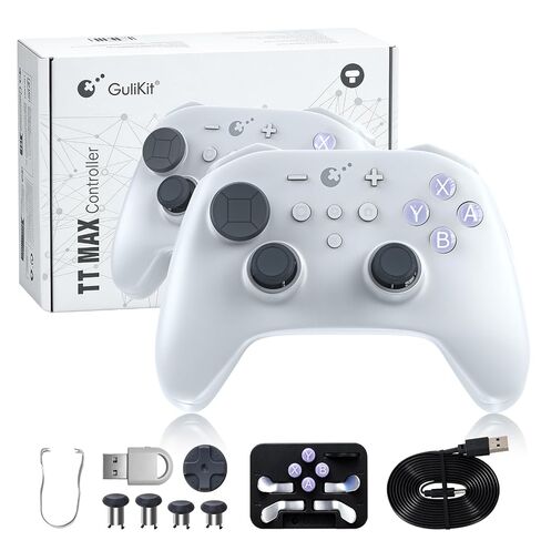 GuliKit TT MAX Wireless Controller (Black)-720° TMR Joystick, 950mAh in Kuwait
