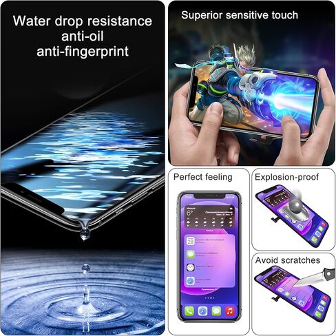 for iPhone 17 Screen Replacement 6.3' 【Not LCD, is Soft OLED】, 3D Touch Display Full Repair kit, Digitizer +Screen Assembly with Tools Set, Tempered Glass, Instruction in Kuwait