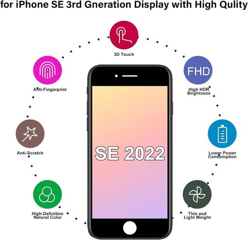 for iPhone SE 2022/3rd Generation Screen Replacement in Kuwait