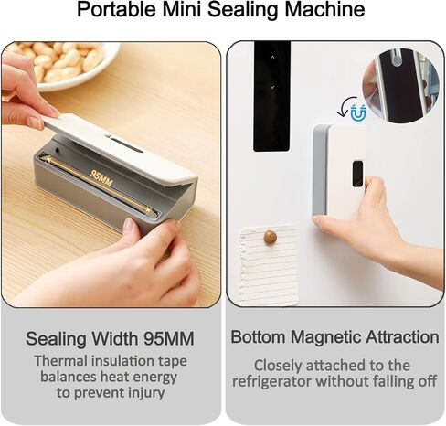 Mini Bag Sealer Rechargeable 6 Gear Portable for Snack Bags in Kuwait