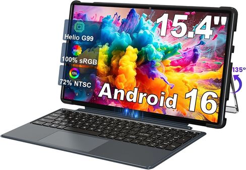 jumper 15.4" 2-in-1 Tablet with Magnetic Keyboard, Helio G99 Processor in Saudi Arabia