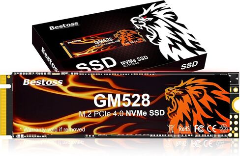 Bestoss 2TB M.2 SSD NVMe PCIe4.0 2280 Internal Hard Drive, Up to 5000 MB/s in Kuwait