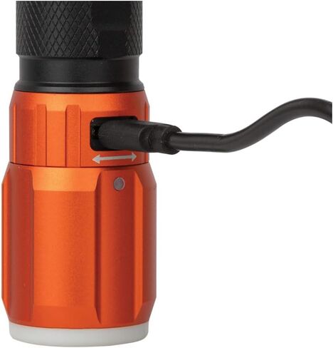 Klein Tools 56412 Rechargeable LED Flashlight with Flood Light, 500 lumens, USB-C Rechargeable, Pocket Clip, Magnet, for Professional Work in Kuwait