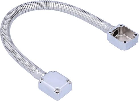 Fabater Door Loop Wire Protector, Stainless Steel Cable Protector Tube for Access Control Door Cable Protection, Exposed Mount 19.7in Corrugated Pipe with 0.7in OD for Wiring Neat in Kuwait