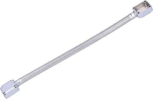 Fabater Door Loop Wire Protector, Stainless Steel Cable Protector Tube for Access Control Door Cable Protection, Exposed Mount 19.7in Corrugated Pipe with 0.7in OD for Wiring Neat in Kuwait