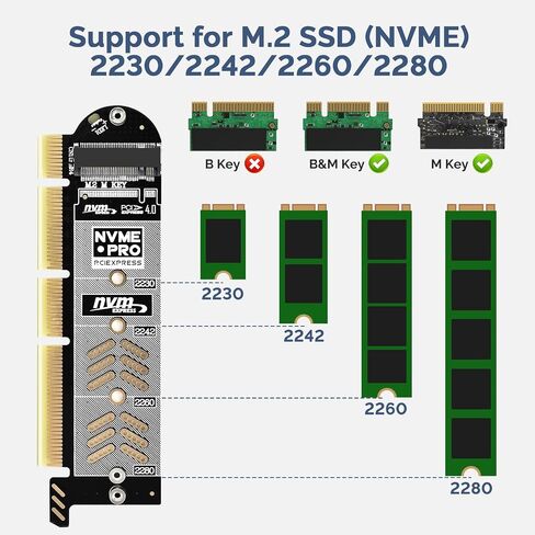 ELUTENG Dual-Slot NVMe to PCIe and NVMe PCIe 4.0 Adapter in Kuwait