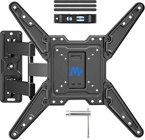 Mounting Dream Full Motion TV Wall Mount - 26 to 55 Inch, Swivel & Extend 16.7 Inch, VESA 400x400mm, 77LBS in Kuwait