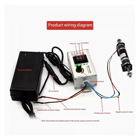 36MM36ZY Dual Output M8*50/100MM Thread Long Axis DC Planetary Reduction Motor 12V24V Forward & Reverse Large Torque Small Motor in Saudi Arabia