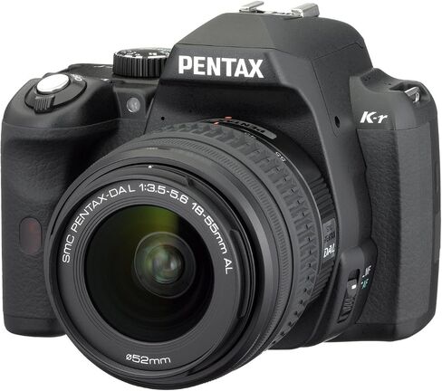 Pentax K-r 12.4 MP Digital SLR Camera with 3.0-Inch LCD and 18-55mm f/3.5-5.6 Lens (Black) in Kuwait