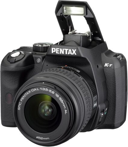Pentax K-r 12.4 MP Digital SLR Camera with 3.0-Inch LCD and 18-55mm f/3.5-5.6 Lens (Black) in Kuwait