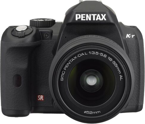 Pentax K-r 12.4 MP Digital SLR Camera with 3.0-Inch LCD and 18-55mm f/3.5-5.6 Lens (Black) in Kuwait