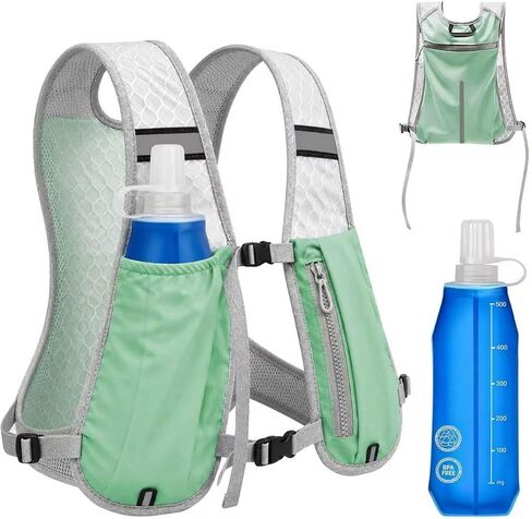 Running Hydration Vest Backpack,Lightweight Breathable Pack with 2L Water Bladder Bag Daypack for Hiking Trail Running Cycling Race Marathon for Women Men in Saudi Arabia