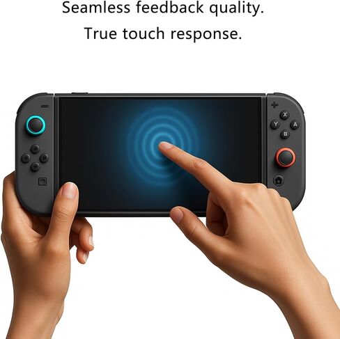 DTOL for Nintendo Switch 2 Screen Protector Tempered Glass 7.9'' [2025], 9H Hardness Anti-Scratch, Auto-Dust Removal, Bubble Free, 30s Installation, with Alignment Frame Full Coverage HD Clear 2 Pack in Kuwait