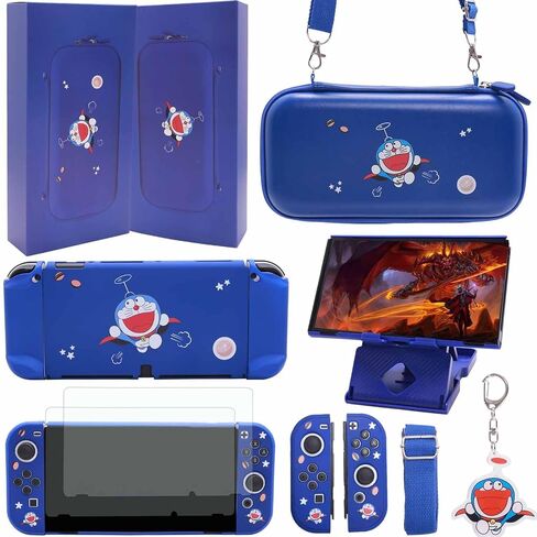 GUTIAL Accessories Bundle for Nintendo Switch Lite - Cute Kawaii NS Lite Accessories kit for Grils Boys Kids with Carrying Case, Cartoon Cover Case, Screen Protector, Stand - Pink in Kuwait