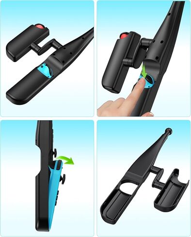 MENEEA Fishing Rod for Nintendo Switch, Fishing Games Accessories Kit in Saudi Arabia
