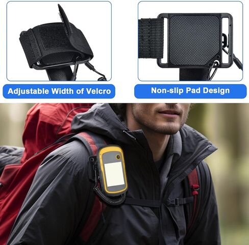 Backpack Tether for Garmin Handheld GPS Devices, Hiking Backpack Mount Accessory for Garmin inReach eTrex GPSMAP Oregon Alpha Rino Devices - Great for Hiking & Hands-Free in Kuwait