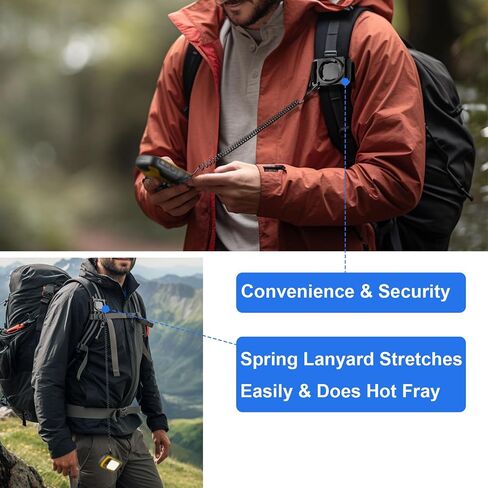 Backpack Tether for Garmin Handheld GPS Devices, Hiking Backpack Mount Accessory for Garmin inReach eTrex GPSMAP Oregon Alpha Rino Devices - Great for Hiking & Hands-Free in Kuwait