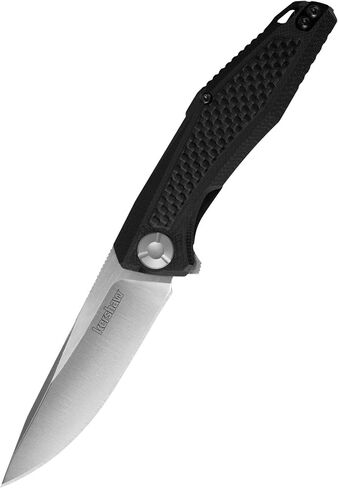 Kershaw Atmos Pocket Knife, Black Carbon Fiber, 3 Inch Drop Point Blade in Kuwait