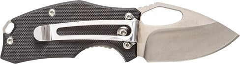 Smith's 51119 Lil Choncho 2.2" Drop Point Pocket Knife - 400 Stainless Steel Blade + Rugged G10 Handle - Pocket Clip + Landyard Hole EDC - Thumb Slot for Easy Opening in Kuwait
