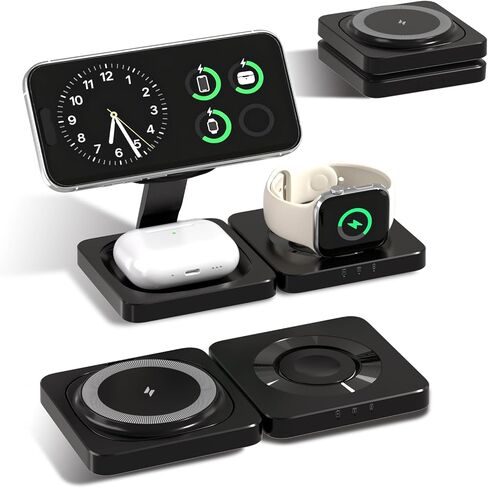 3 in 1 MagSafe Wireless Charging Station for iPhone AirPods Apple Watch in Saudi Arabia