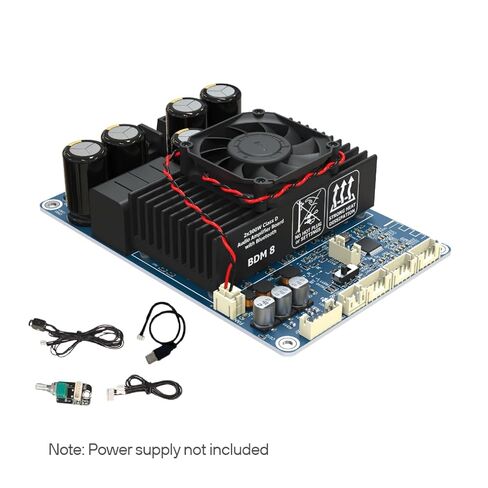 TPA3255 DSP PC UI 300W x 2 Stereo Bluetooth 5.3 High Power Audio Amplifier Board, DC18-48V AUX Input with Volume Control for Home Theater and Speakers DIY BDM8 in Saudi Arabia
