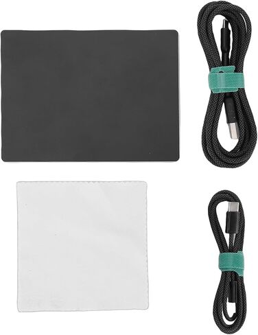 Wired USB Trackpad, Large 5.4 Inch Slim Aluminum Alloy Touchpad with Multi Gesture Support, Ideal for Computer Desktop Laptop for Wins 11, 10 and for OS X (Black) in Kuwait