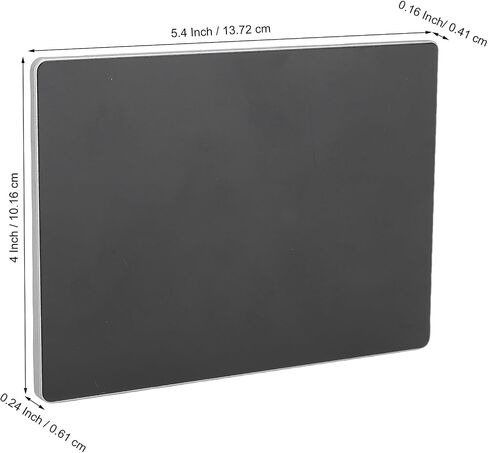 Wired USB Trackpad, Large 5.4 Inch Slim Aluminum Alloy Touchpad with Multi Gesture Support, Ideal for Computer Desktop Laptop for Wins 11, 10 and for OS X (Black) in Kuwait