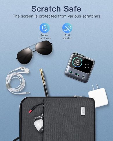 3-Pack Screen Protector Compatible with JOYROOM PODIX 140W 5-Port Desktop GaN Charger, HD Clear Soft Protective Film Skin, Anti-Scratch, Anti-Fingerprint, Bubble-Free in Kuwait
