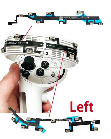 Hupaivrmrar Left Locating Ring Flex Cable For Meta Oculus Quest 2 VR Handle Controller cable Repair Replacement Part Accessory Number 330-00911-04 LH or 330-00912-04 LH in Kuwait