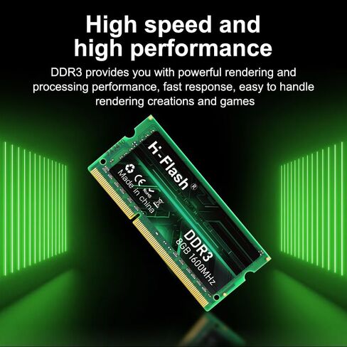 8GB DDR3 1600MHz PC3-12800 Non-ECC Unbuffered 1.5V CL11 204 Pin SODIMM Laptop Notebook PC Computer Memory RAM Module Upgrade in Kuwait