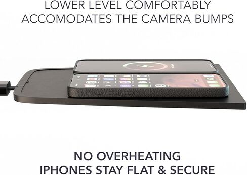 TWRAPS Dual Wireless Charging Pad for Ford Mustang Mach-E 2021-2026, Center Console Phone Charger for iPhone 14 15 16 17 Including Pro & Max, Compatible with MagSafe, 2022 2023 2024 2025 Accessories in Kuwait