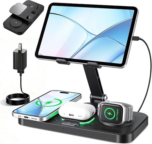 30W Charging Station for Apple Multiple Devices,Foldable Wireless Charger in Kuwait