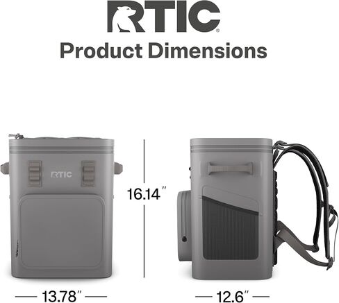 RTIC Ultra-Tough Backpack Cooler, Insulated, Waterproof, Leak Proof, Portable Floating Bag for Beverage, Drink, Lunch, Outdoor, Beach, Car, Camping, Picnic, Fishing, Boat in Saudi Arabia