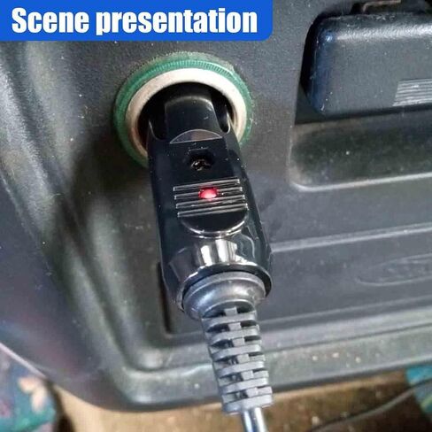 12V Car Charger with 5V DC Power Cable, 11 Connectors (Black) in Saudi Arabia